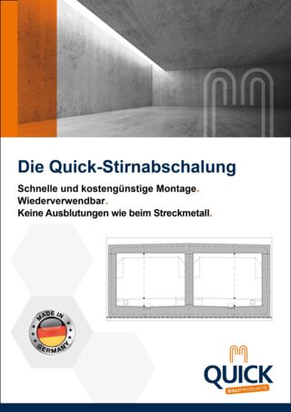 Titelseite Quick-Stirnabschalung