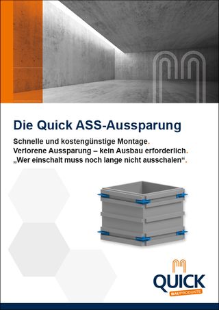 Titelseite Quick-ASS-Aussparung