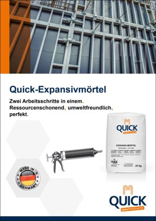 Titelseite Quick-Expansivmörtel