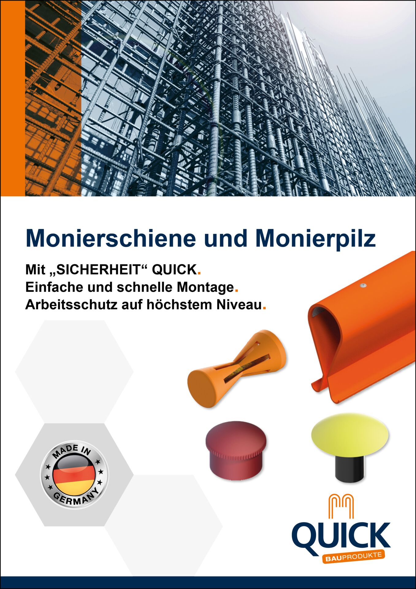 Titelseite der Broschüre Quick-Arbeitsschutzprofile